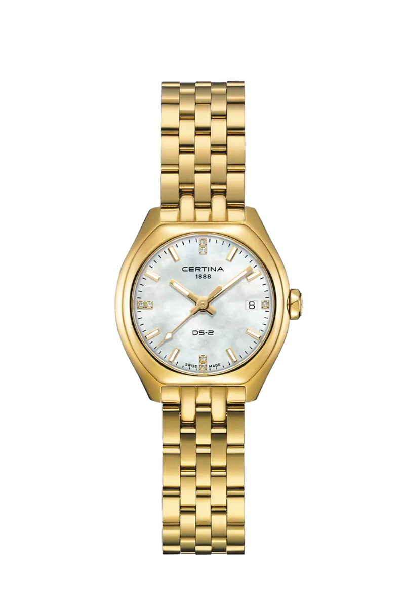 Certina DS-2 Lady- diamanter, perlemor, Ø28mm