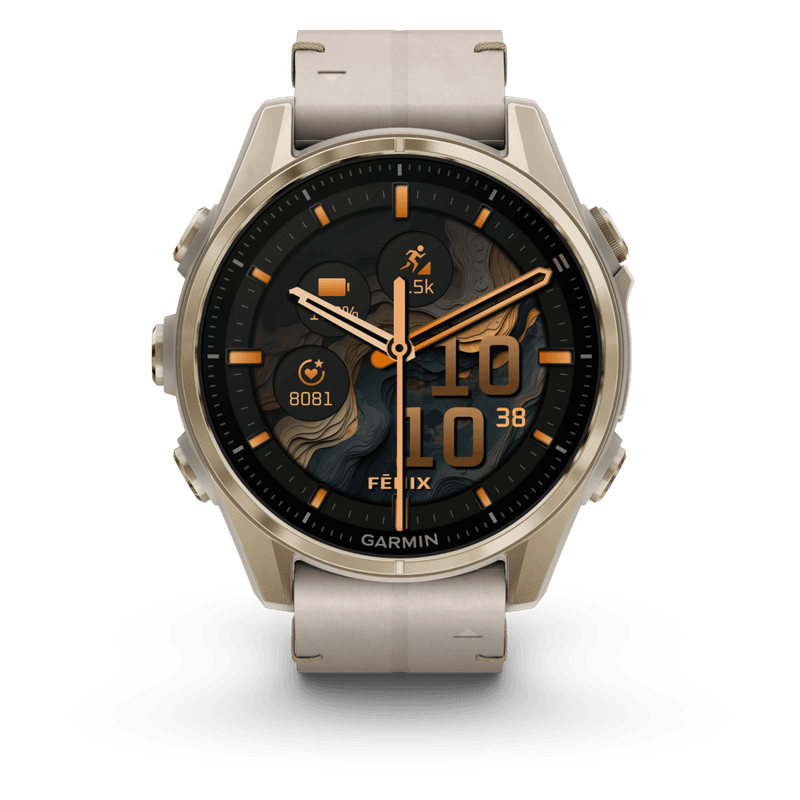 Garmin fēnix® 8, AMOLED, Ø43 mm + ekstra rem