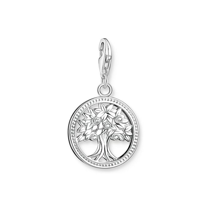 Hovedbilde THOMAS SABO charm, Livets tre, sølv og zirkonia