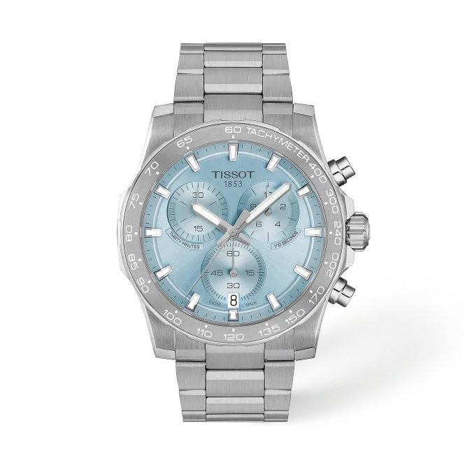 Hovedbilde Tissot Ø42mm 100m' Supersport Chrono Isblå/Stål