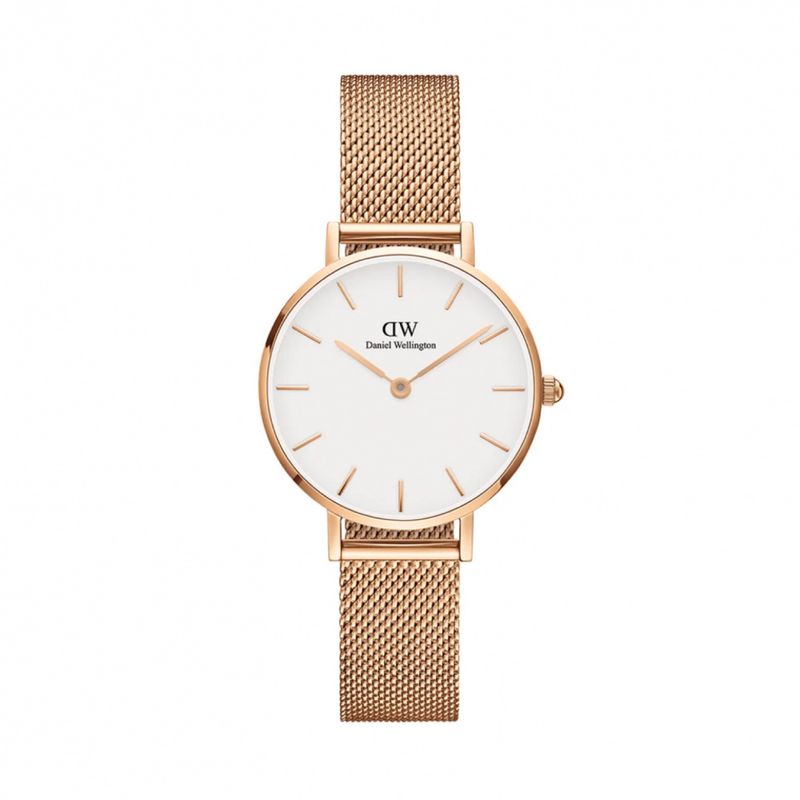 DW Petite Melrose Ø28mm Hvit Rosé  DW00100219