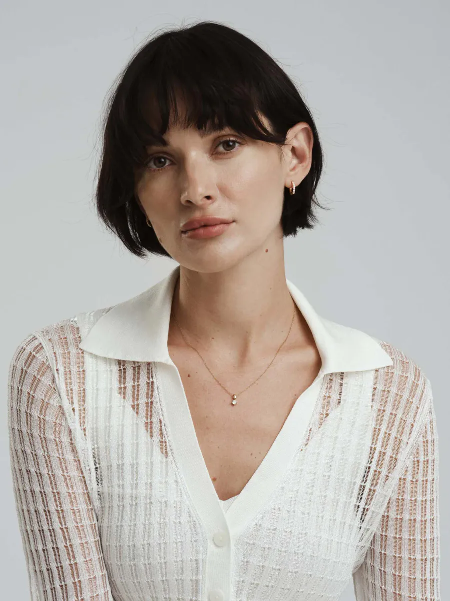 Mockberg Shiny Jolie Gold Combo Sett / Øreringer + kjede