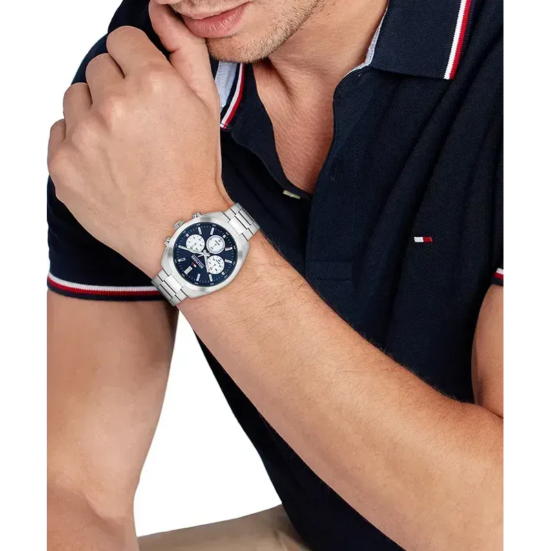 Tommy Hilfiger Herre, Ø40mm, Blå