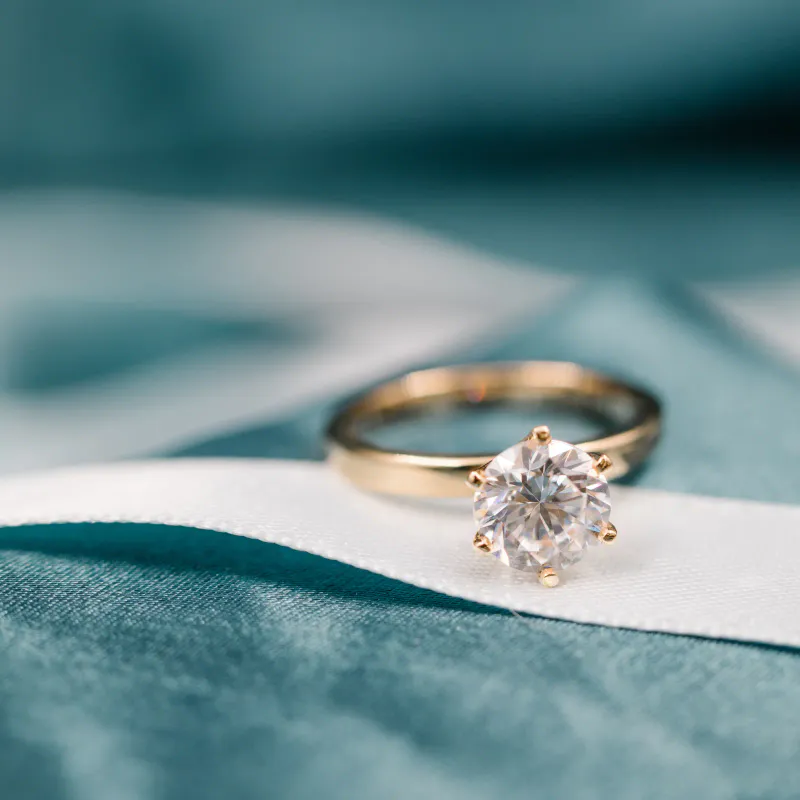 Ring CONTESSA 585 gull med LAB grown diamant 2,00ct VS1