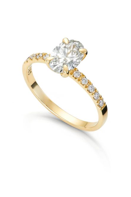 Hovedbilde Ring OLIVIA 585 gull 0,82ct med LAB grown ...