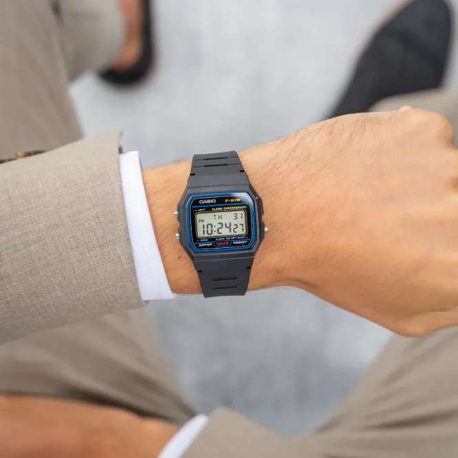 Hovedbilde Casio Timeless 33mm 3ATM F-91W-1YEG