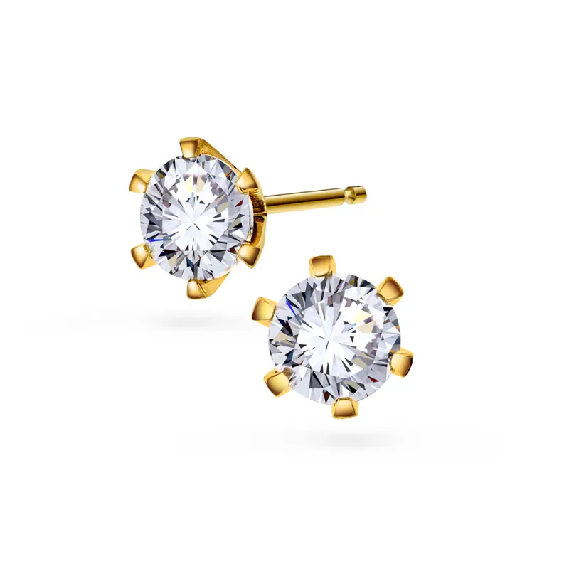 Ørepynt CONTESSA 585 gull med LAB grown diamanter 1,0ct VS1