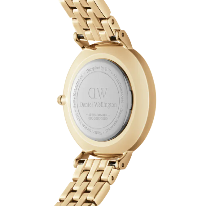 Hovedbilde DW Ø28mm Petite Evergold 5-Link gull/hvit 3ATM