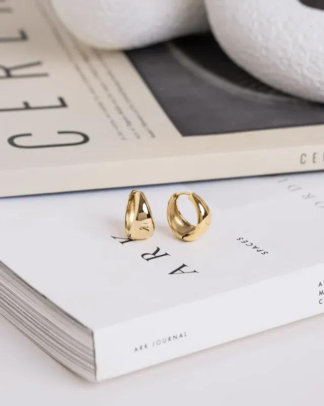 Mockberg Ørepynt - Bold Hoops Gold (Large)  MO146
