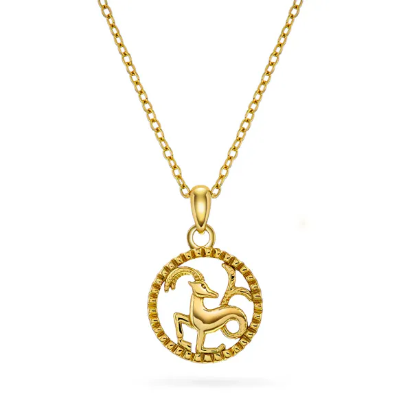 Hovedbilde Smykke i forgylt sølv STEINBUKKEN (22.des - ...