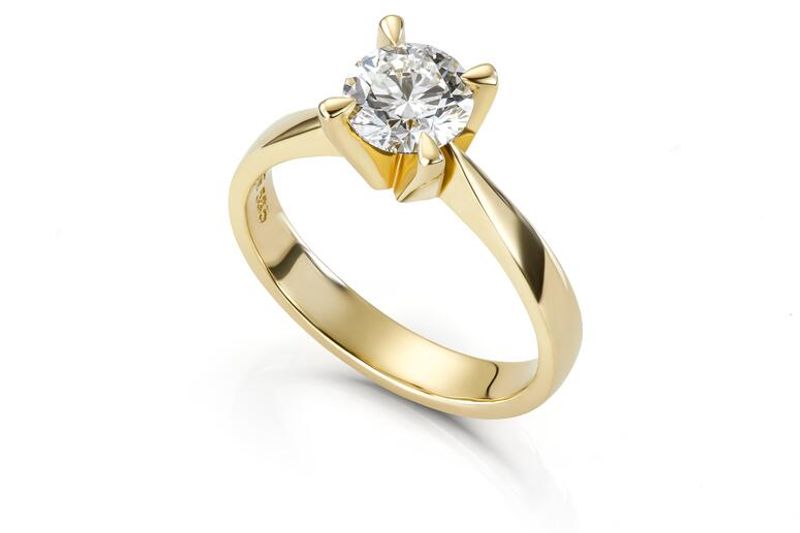 Ring Maud 585 gull med 3,00ct LAB grown diamant