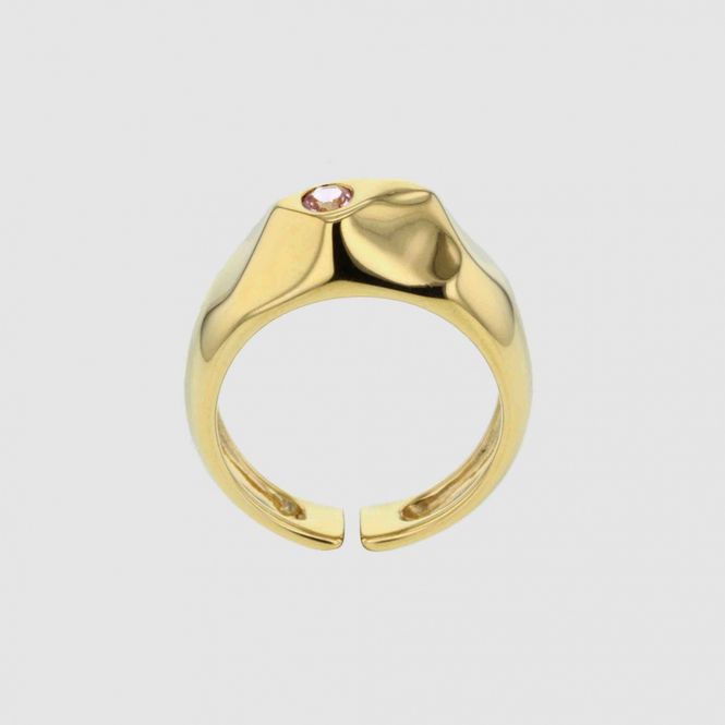 Hovedbilde Hasla ring-pink- justerbar- Str 53-55