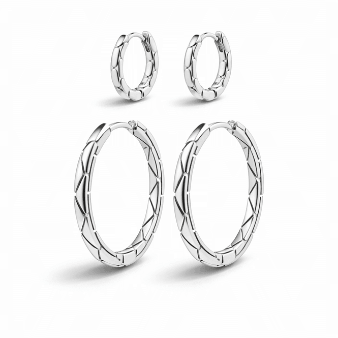 Hovedbilde PILGRIM BLOSSOM ørepynt, sølvbelagt- 2pk- ...
