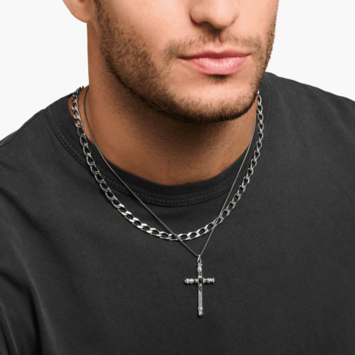 THOMAS SABO Halskjede sølv 5mm -55cm