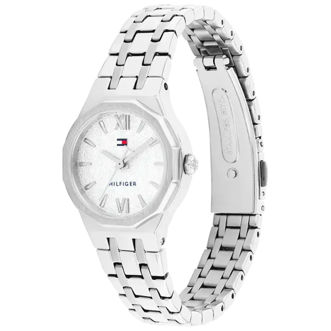 Hovedbilde Tommy Hilfiger Ø25mm 3ATM sølv/hvit
