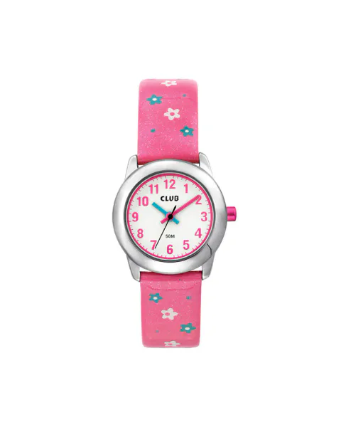 Hovedbilde Barneur Analog Rosa / Blomst 21mm