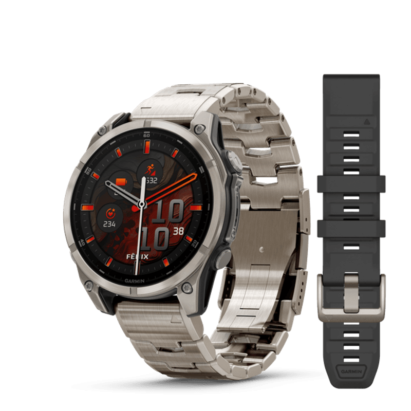 Garmin fēnix® 8, AMOLED Ø47 mm + ekstra rem