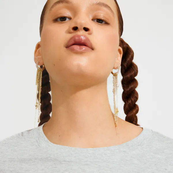 Hovedbilde DRUE earrings gold-plated