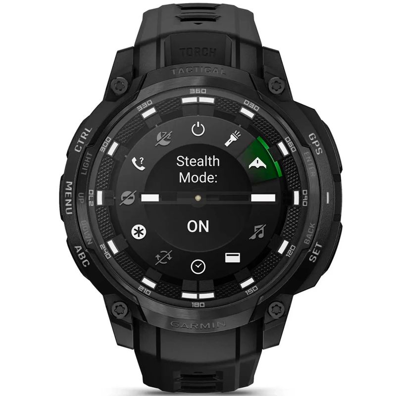 Garmin Ø47mm 100m' Instinct® Crossover AMOLED - Tactical Edition, Safirglass