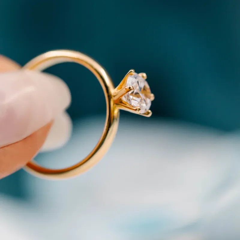 Ring CONTESSA 585 gull med LAB grown diamant 1,00ct VS1