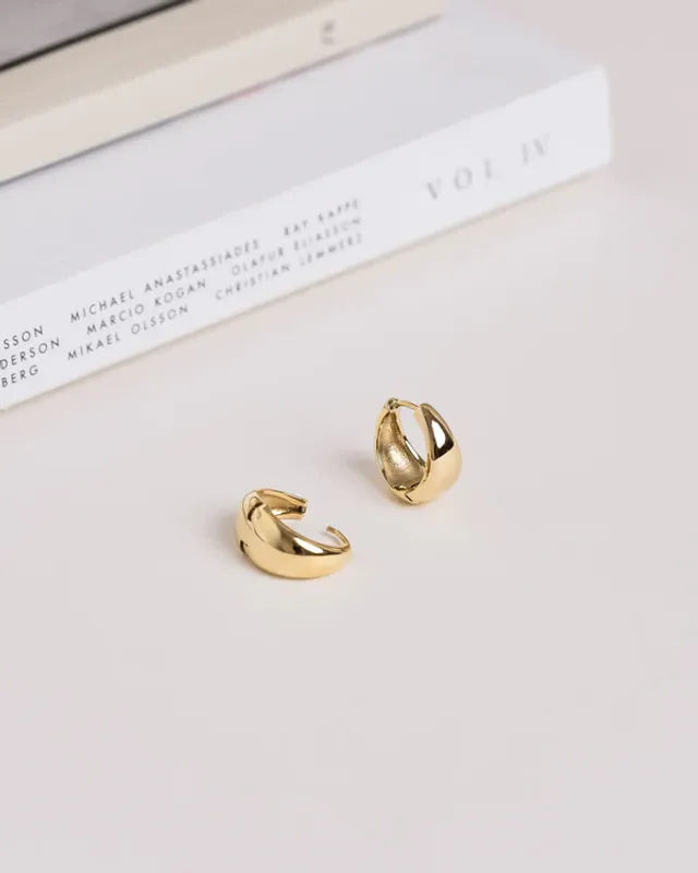 Mockberg Ørepynt - Bold Hoops Gold (Medium) MO145