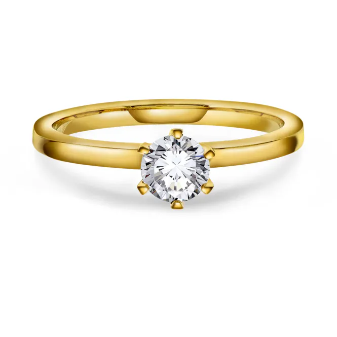 Hovedbilde Ring CONTESSA 585 gull med LAB grown diamant ...