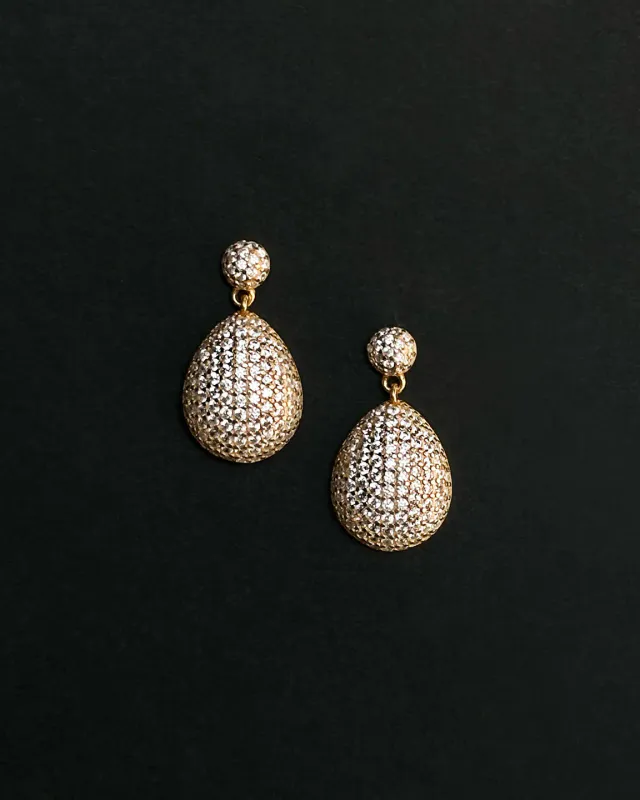 Philippa Studios øredobber- Drop Pave