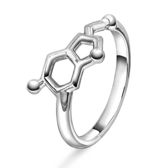 Hovedbilde Sandra Lyng ring i sølv Serotonin GLEDE
