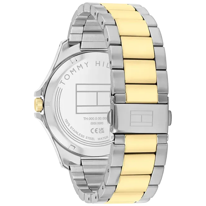 Hovedbilde Tommy Hilfiger Ø42mm 3ATM sølv/gull/grønn