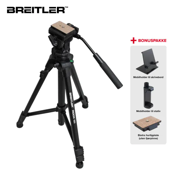 Hovedbilde BREITLER ROCK 163 STATIV ALUMINIUM TRIPOD