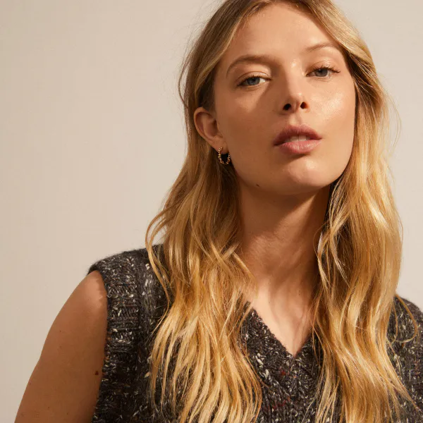 Hovedbilde PILGRIM SOLIDARITY medium øredobber, gullbelagt ...