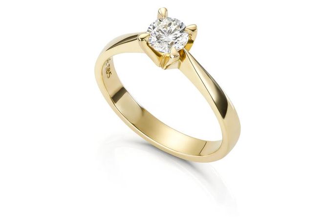 Hovedbilde Ring MAUD 585 gull med LAB grown diamant 0,70ct  ...