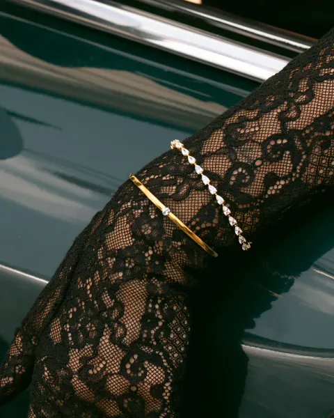 Hovedbilde Mockberg Nisrine Gold Bangle