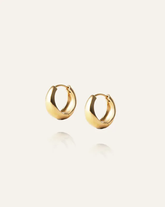 Mockberg Ørepynt - Bold Hoops Gold (Medium) MO145