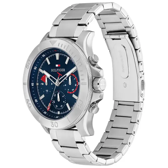Hovedbilde Tommy Hilfiger Ø46mm 3ATM stål/blå