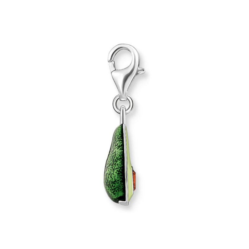 THOMAS SABO charm, avokado - sølv og emalje