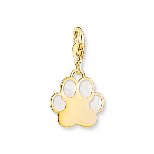 Hovedbilde THOMAS SABO charm- gullforgylt pote med emalje